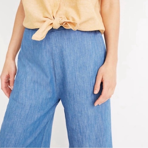 Madewell Chambray Huston Pull-On Pants - Picture 4 of 8